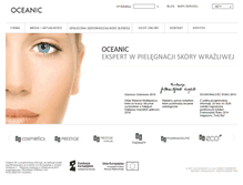 Tablet Screenshot of oceanic.com.pl